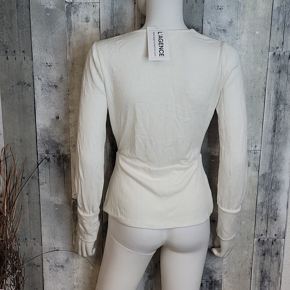 L'AGENCE Blair Surplice Pullover - Picture 7 of 11